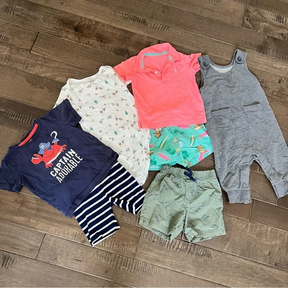 Toddler Boys Clothing Lot Bundle Summer 24M Outfits Swim Shirts Shorts Tees
